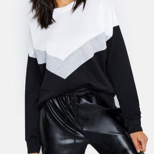 Tall Chevron Colour Block Sweat